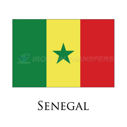 Senegal flag Iron-on Stickers (Heat Transfers)NO.1977